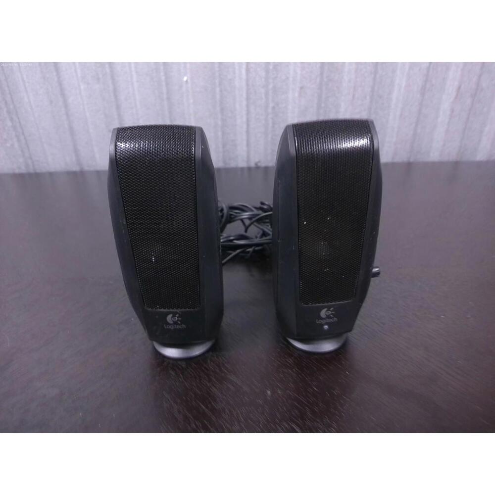 Logitech S120 Desktop Speaker System - Black